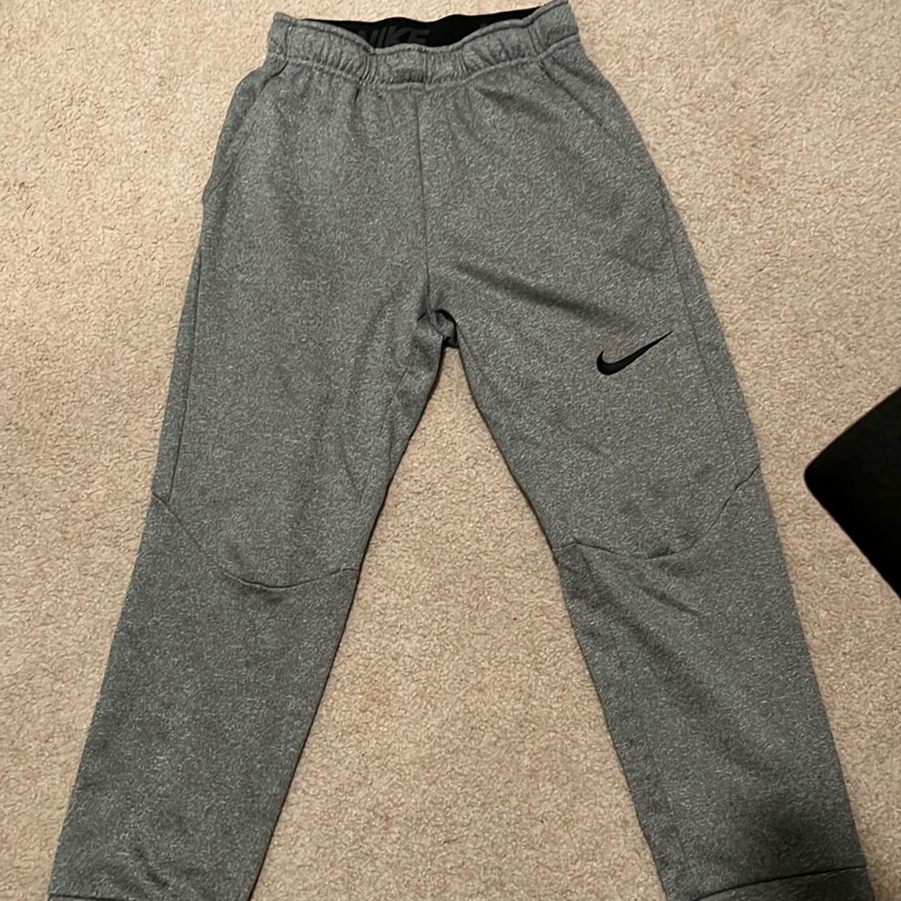 Like New Boys Gray Nike Dri-Fit Joggers